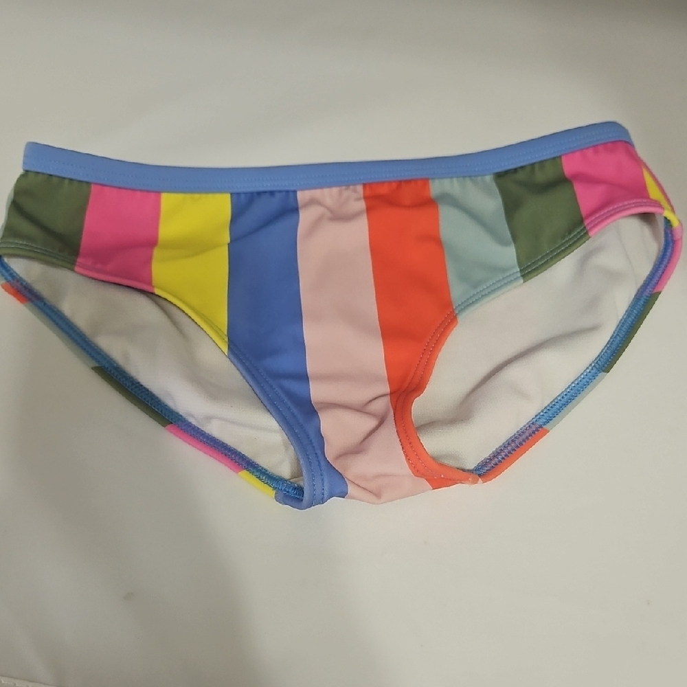 Mini Boden Colorful Striped Bikini Bottom